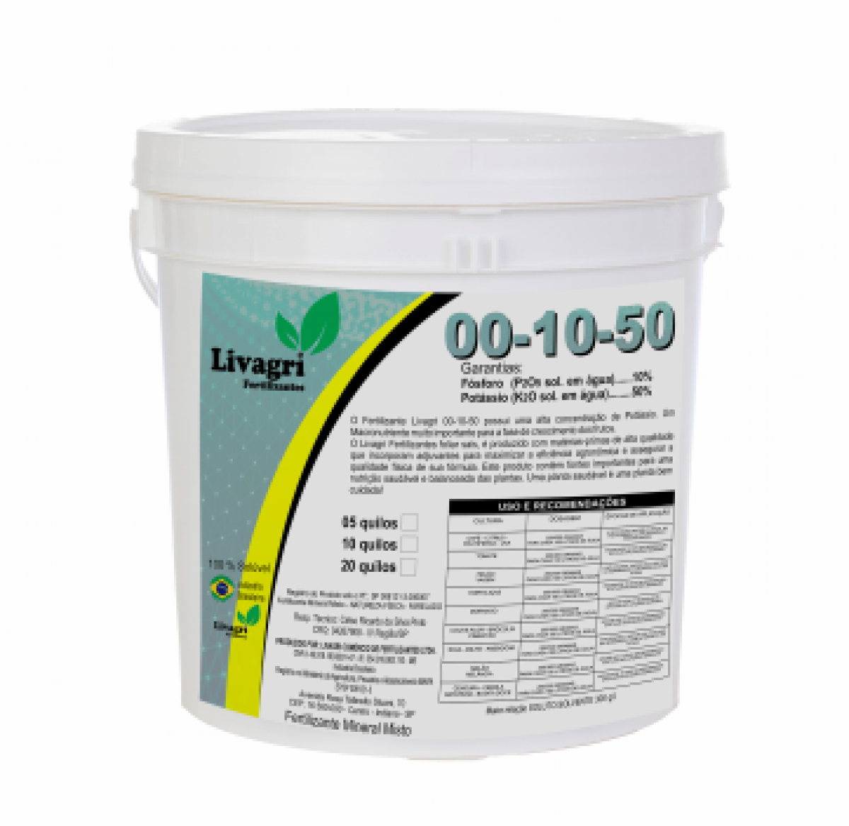 Livagri Fertilizante 00-10-50
