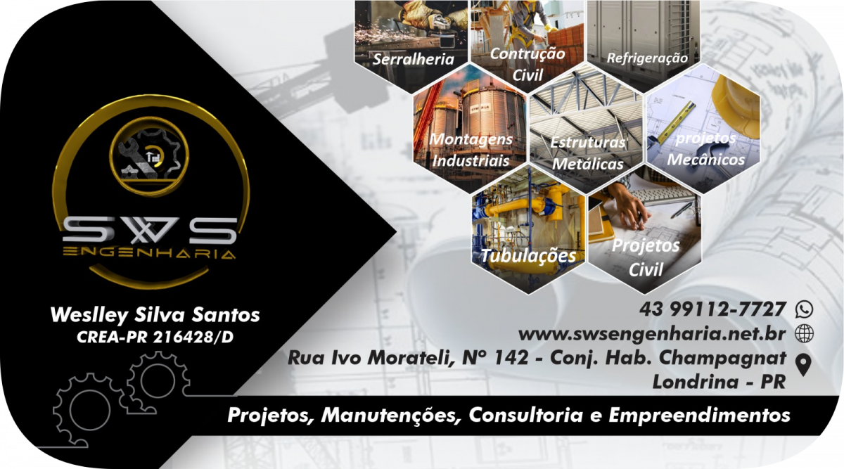SWS Engenharia - Serralheria Oriente - Xpace Refrigeração