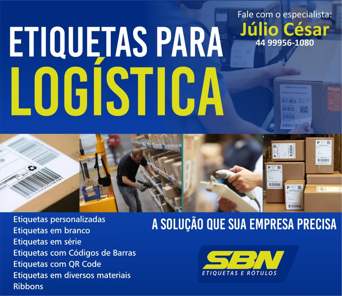 Etiquetas e rótulos de todos os tamanhos e modelos