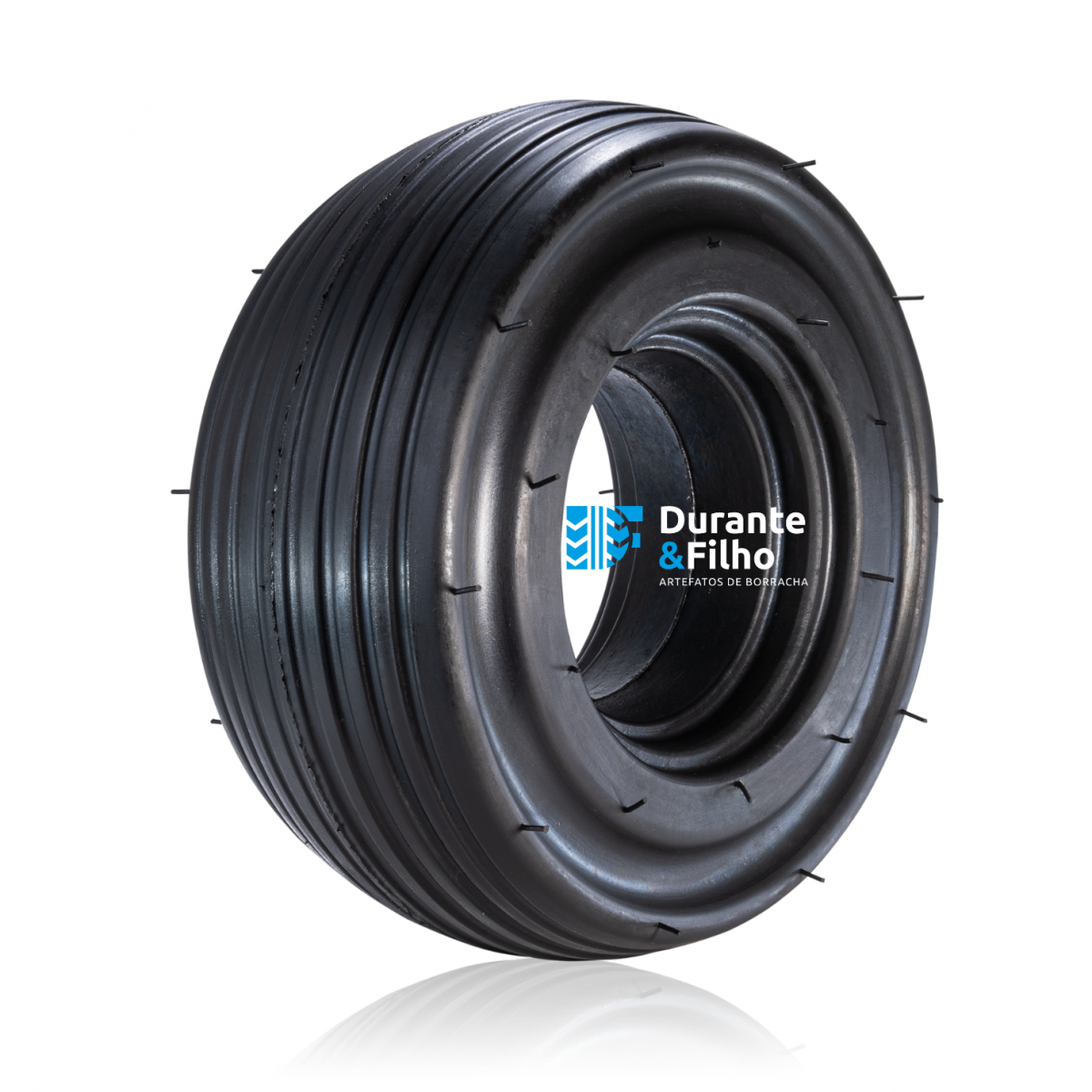 Pneu Maciço Aro 16, 5 X 6,5 X 8”