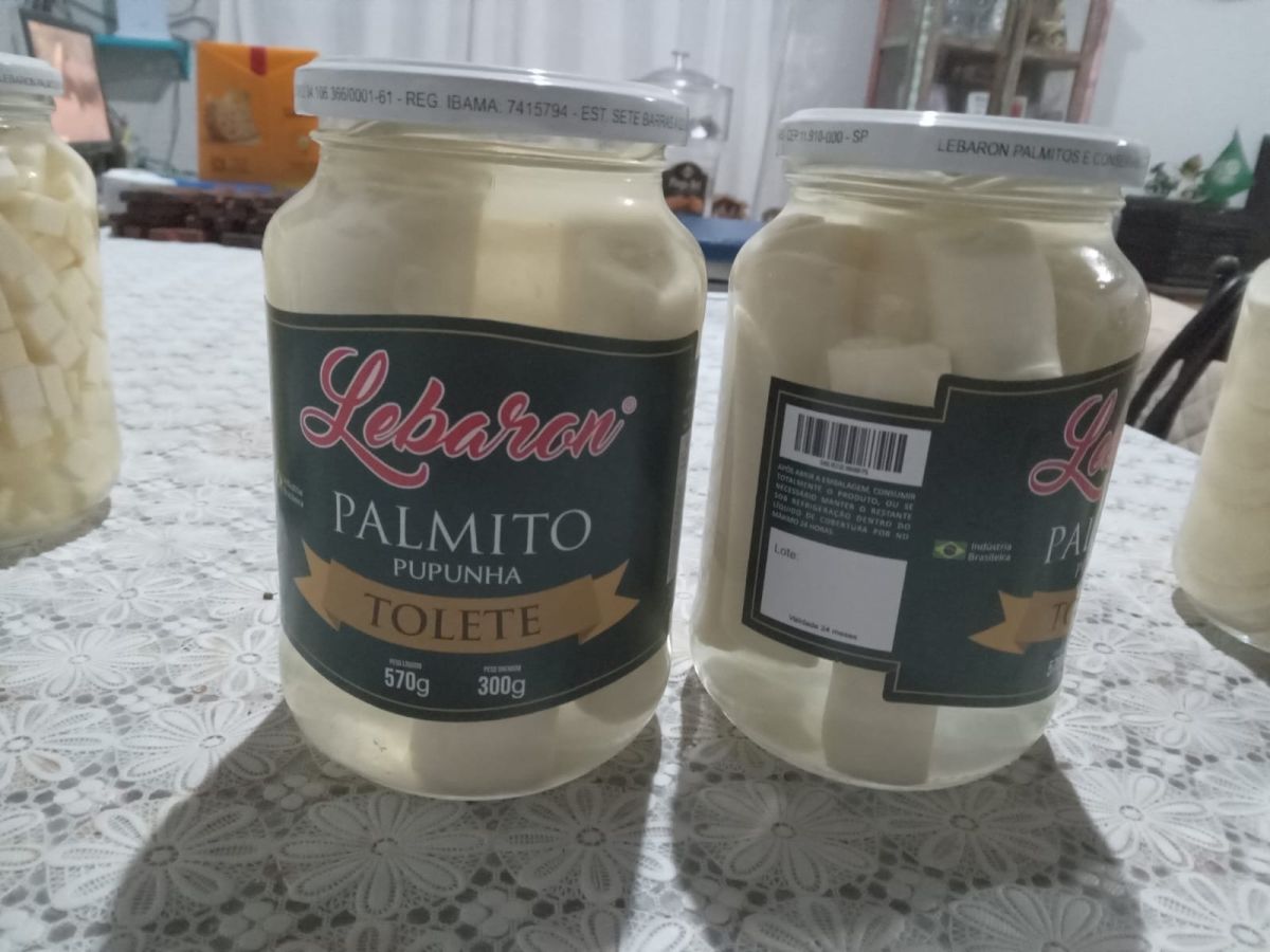 Palmito Pupunha em Conserva