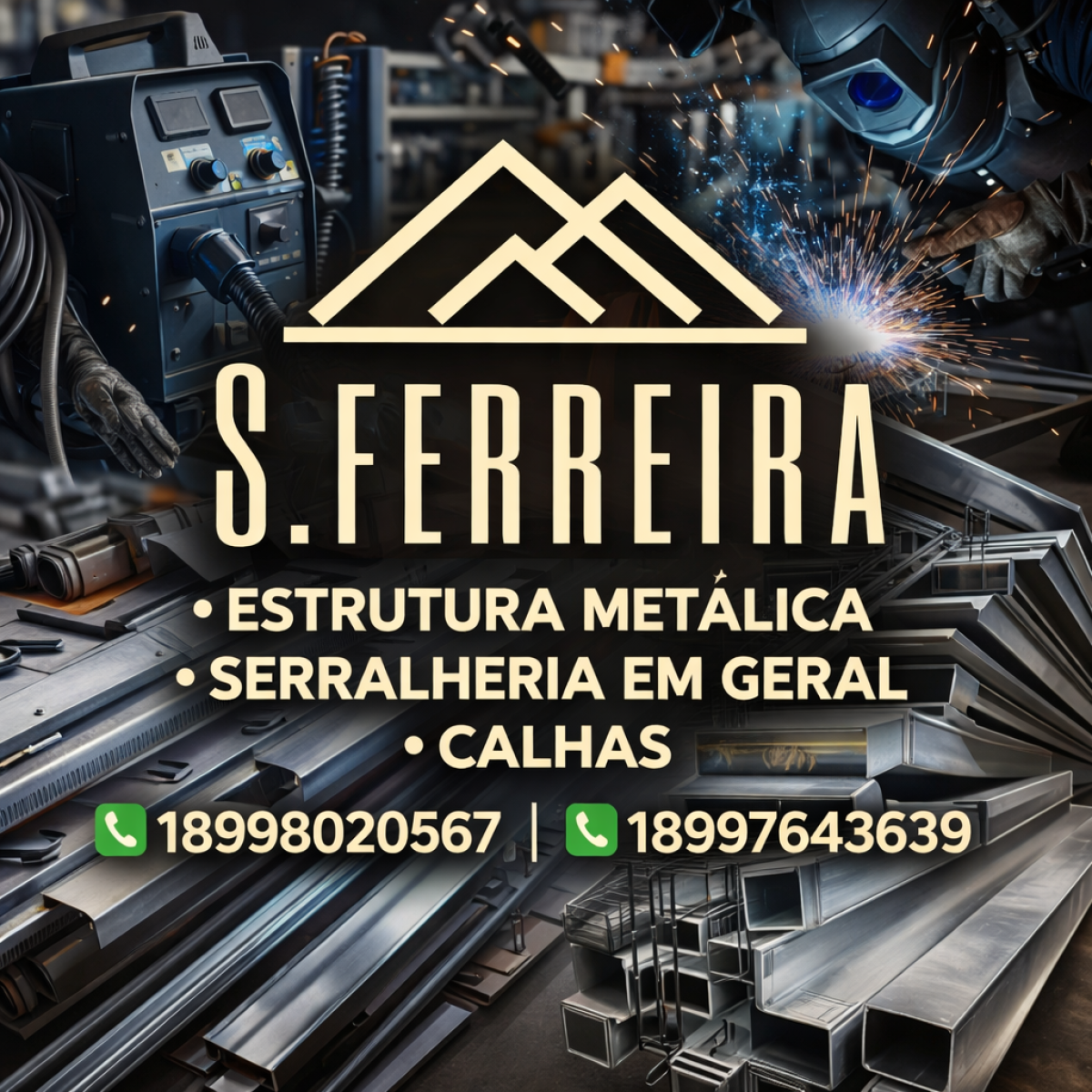 Serralheria| Estrutura metálica| Calhas
