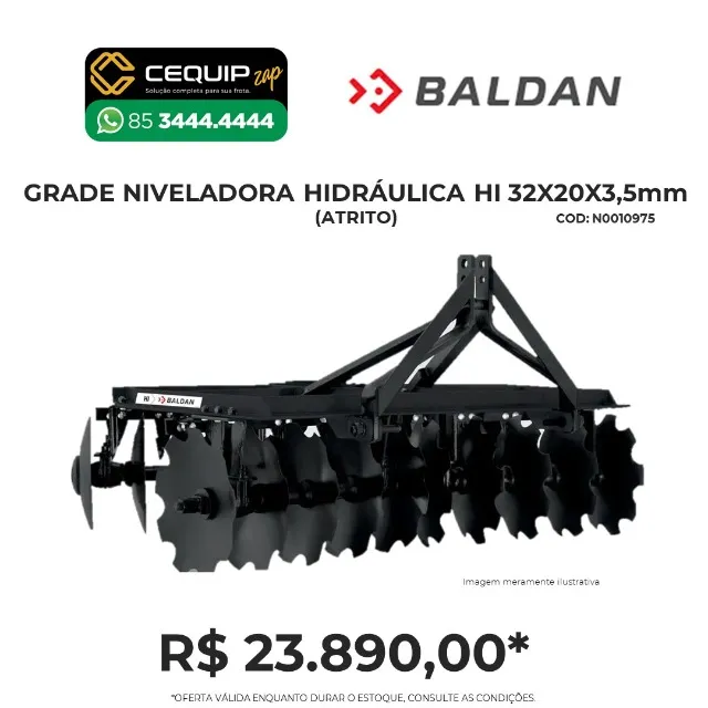 grade niveladora hidráulica 