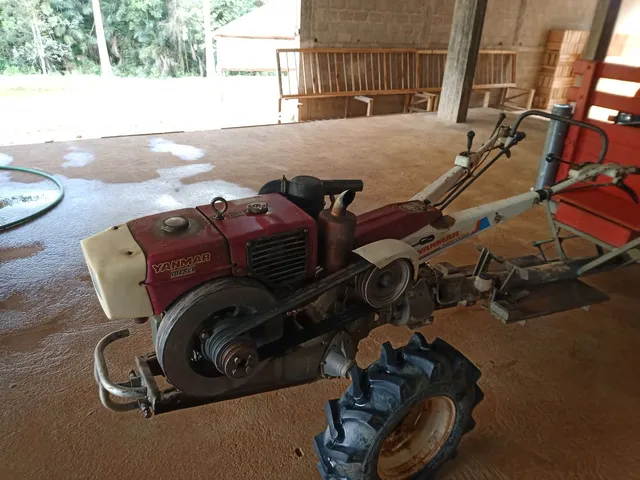 Micro trator yanmar carreta 4x4 