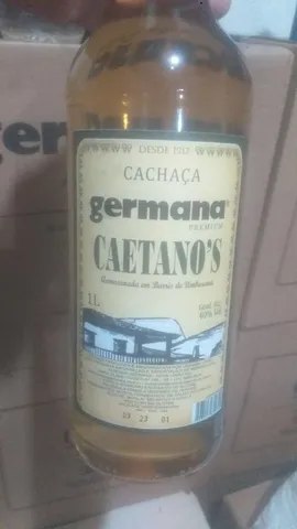 Cachaça germana Caetano 