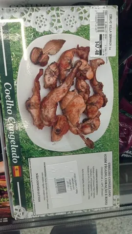 Carne de coelho congelada