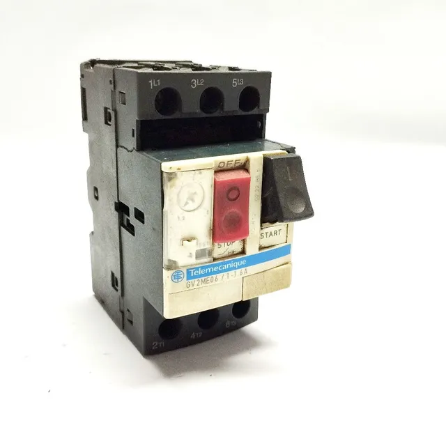 Disjuntor Telemecanique GV2ME06 1-1 6A 240V 1/10HP