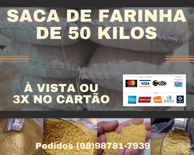 Saca de farinha 50kg