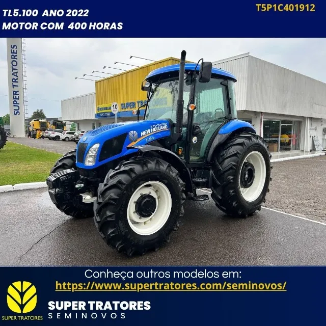 Trator New Holland TL5.100 ano 2022