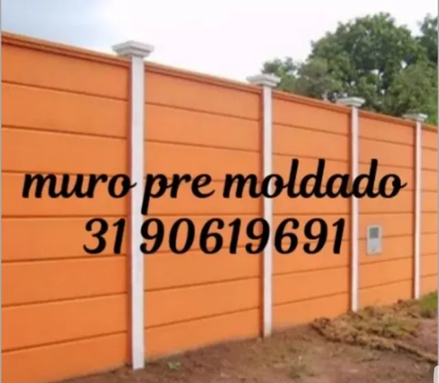 Muro pre moldado em Belo Horizonte!