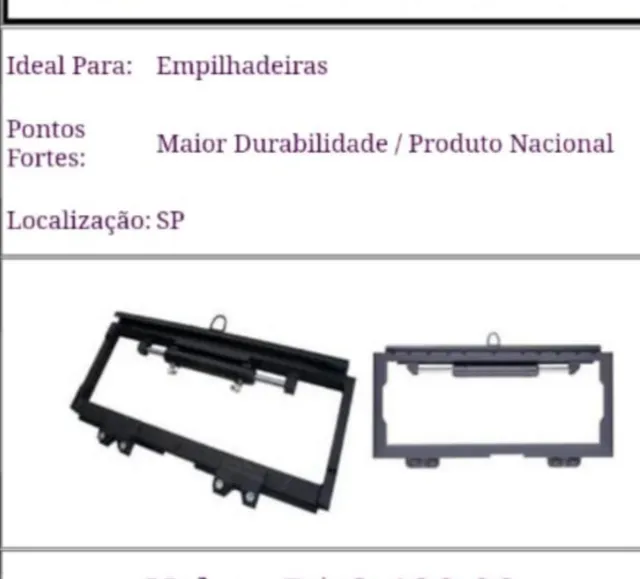 Deslocador lateral De Empilhadeiras Na FT Empilhadeiras Vem
