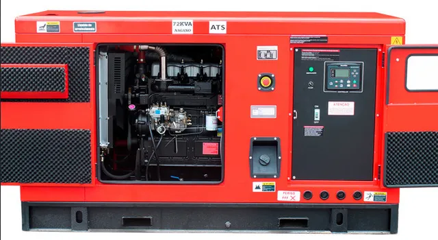 Gerador Nagano 72KVA trifásico silenciado