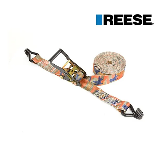 Cinta Camuflada de 4,8M P/ Fixação de Carga Pesada C/ Catraca 1.500kG - Reese