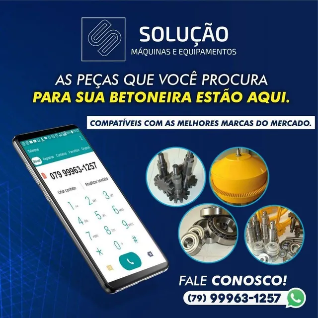 PEÇAS PARA BETONEIRA (TODOS OS MODELOS)