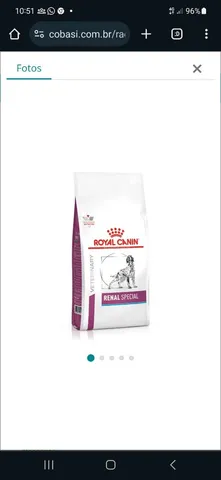 Ração renal cães 10 kg