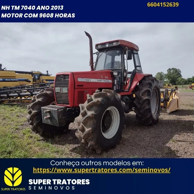Trator MF 660 ano 2003.