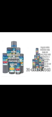 Telas MORLAN , mangueirão , pinteiro , viveiro e galinheiro 