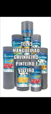 Tela galinheiro, Mangueirão, viveiro e pinteiro 