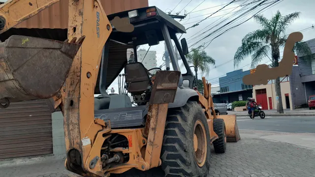 Retro escavadeira 