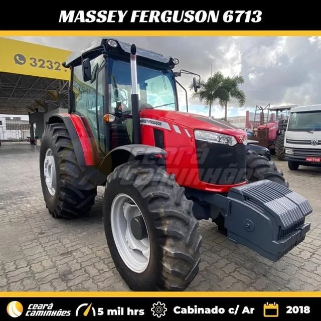Trator 6713 Massey Ferguson 2018 único dono