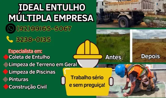 Disk Entulho Coleta Remoção Retirada