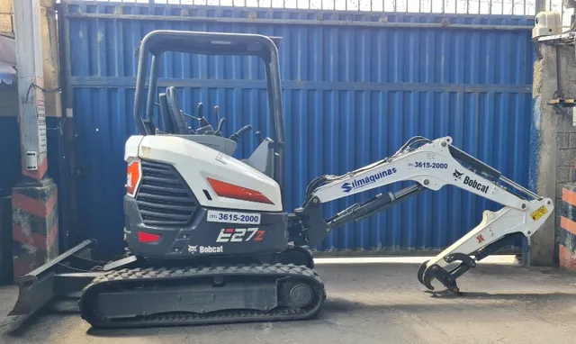 Mini Escavadeira Bobcat Mod. E27z Ano 2022 814.7h Cab. Abert
