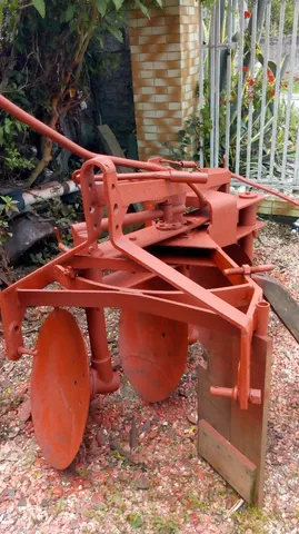 Arado reversível de 3 discos implemento agrícola para trator