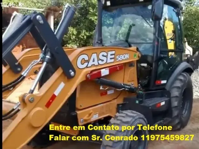 Retroescavadeira Case 580N Facilito Repasse da Divida
