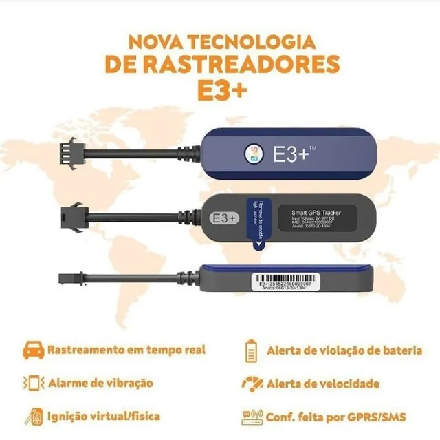 Rastreador Gps para equipamento agrícolas e de construção civil