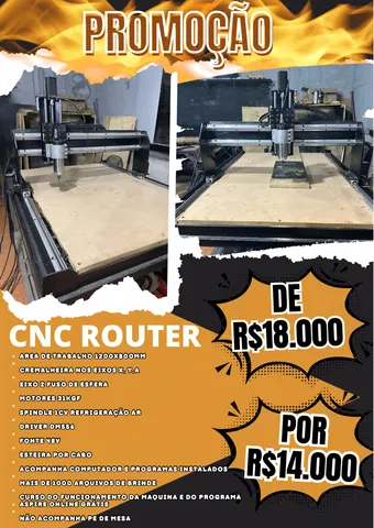 Promoção 120x80cm cremalheira spindle 1cv