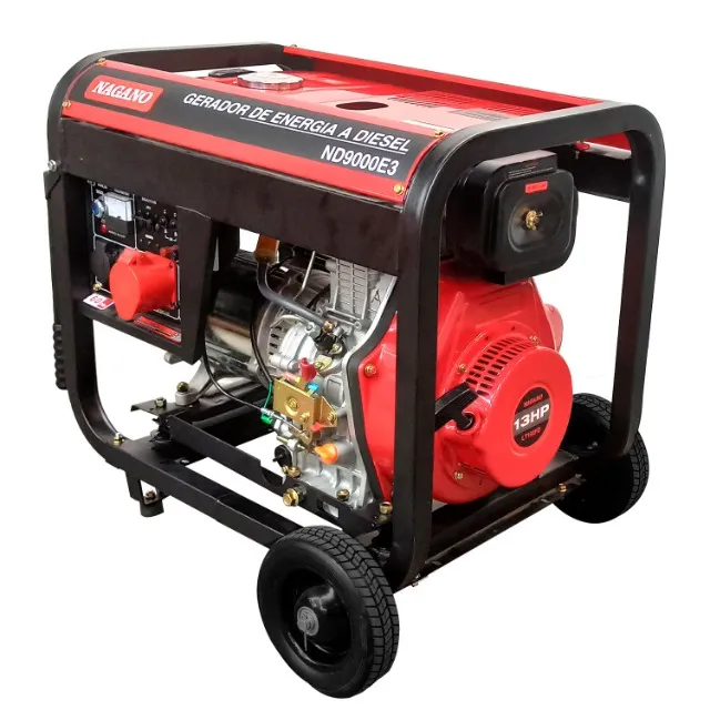 Gerador de Energia a Diesel 9kva Trifásico 110v/220v Partida Elétrica - Nagano -E018662