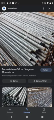 Vara de ferro 3/8