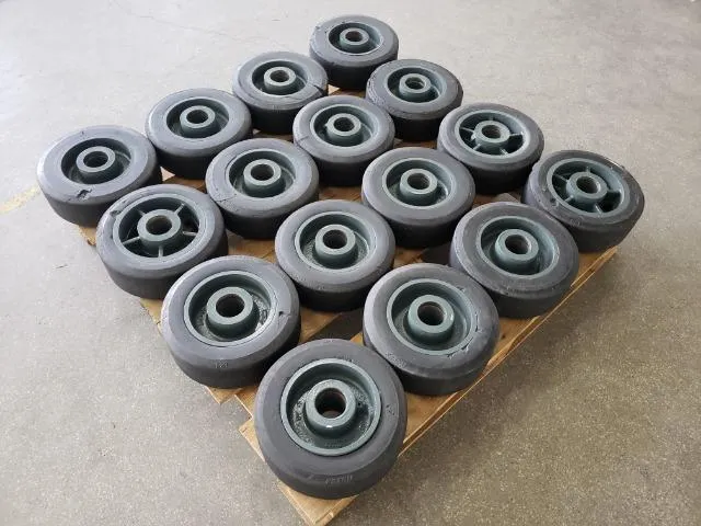 Rodas 12"x 4" para 1200 kg usadas