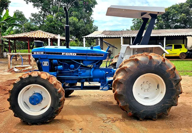 Trator Ford 6610 Traçado 4x4 Turbo Conservado Pronto Para o Trabalho