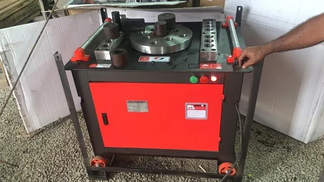 maquina de dobrar dobradeira de vergalhão