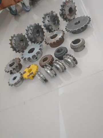 Lote de polia dentadas ferro fundido.