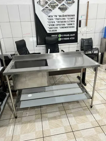 Pias e tanques inox sob medida direto da fabrica