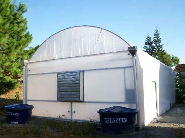 Estufa Agrícola (Horta, Cultivo, Viveiro Florestal, Floricultura, Hidroponia) (Metaflon)