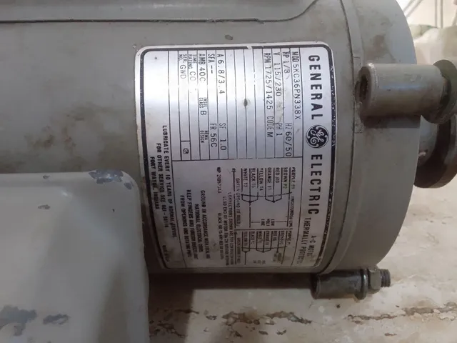 Motor Monofásico G.E.