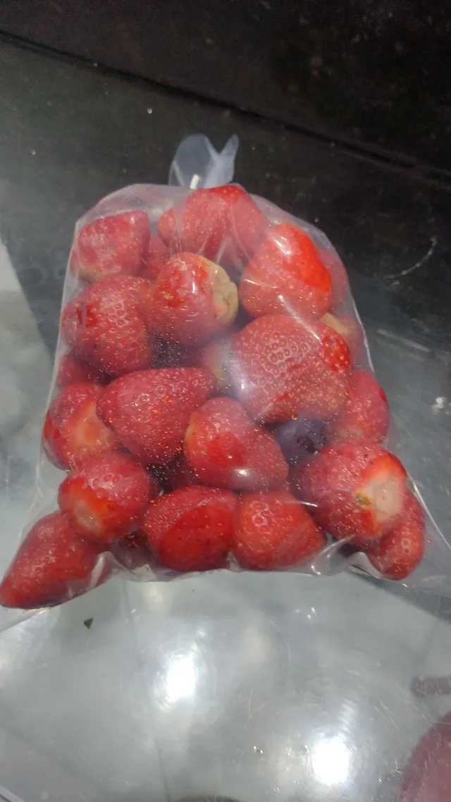 Morango Graudo Congelado Higiênizado