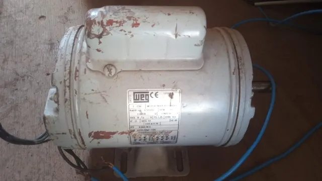 Motor WEG 1/2cv - monofásico
