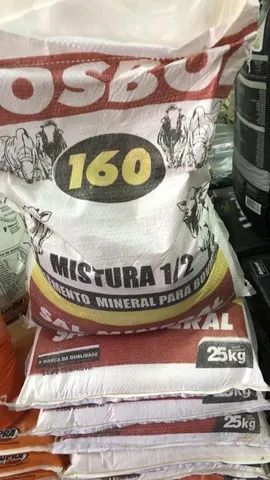 Vendo sal mineral 160 garanto os níveis de garantia,emito nota fiscal