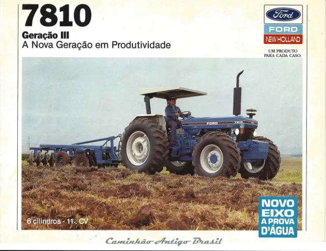 Trator Ford 7810 4x4 6 cilindros