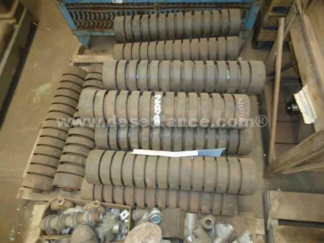 16 Roletes emborrachados Med. Ø 6? X 710 MM, P/Esteira. 