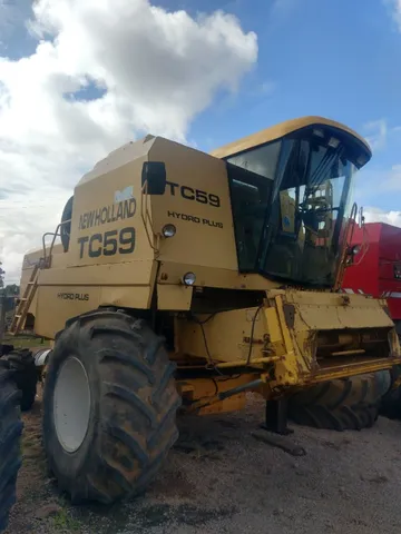 Colheitadeira New Holland TC59 Sojeira Ano 1998.