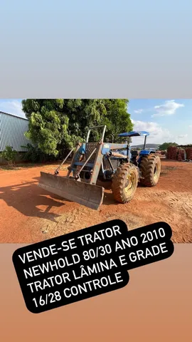 Vendo trator VENDE-SE TRATOR NEWHOLD 80/30 ANO 2010 TRATOR LÂMINA E GRADE