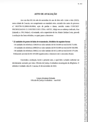 Venda de uns posto da coelce aprendido causa trabalhista *82