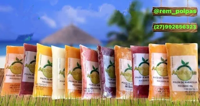 Polpas de fruta 100% Natural 