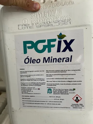 Óleo mineral ! Para herbicida, inseticida ! Com melhor preço do Brasil !