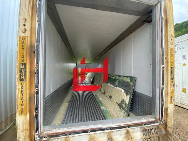 Container caixa reefer sem piso canaletado, sem maquinário e sem fechamento R$22.500,00